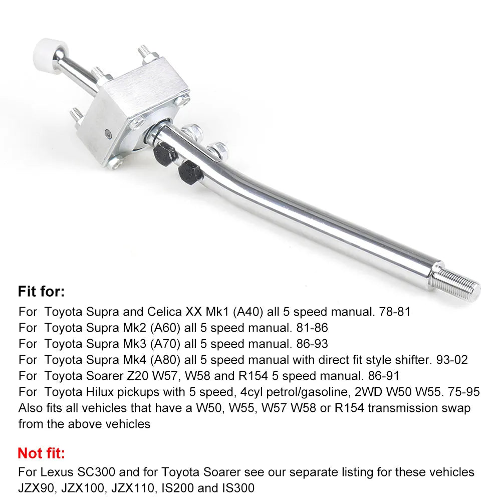 5 Speed Steel Case Gearbox Short Shifter For 1978-2002 Toyota Supra Celica W50 W55 W57 W58 R154 Holden For Ford For Mazda - YYC Car Accessories