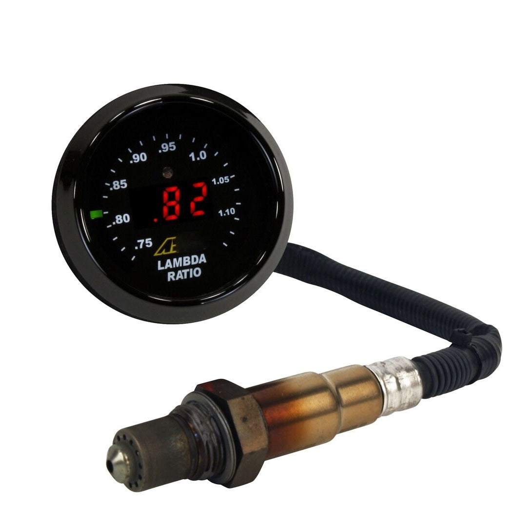30-0300 30-4110 X-Series Wideband O2 Air Fuel Ratio Gauge Kit OEM LSU 4.9 0258017025 Oxygen Sensor w/Original Box+ for AEM Decal - YYC Car Accessories