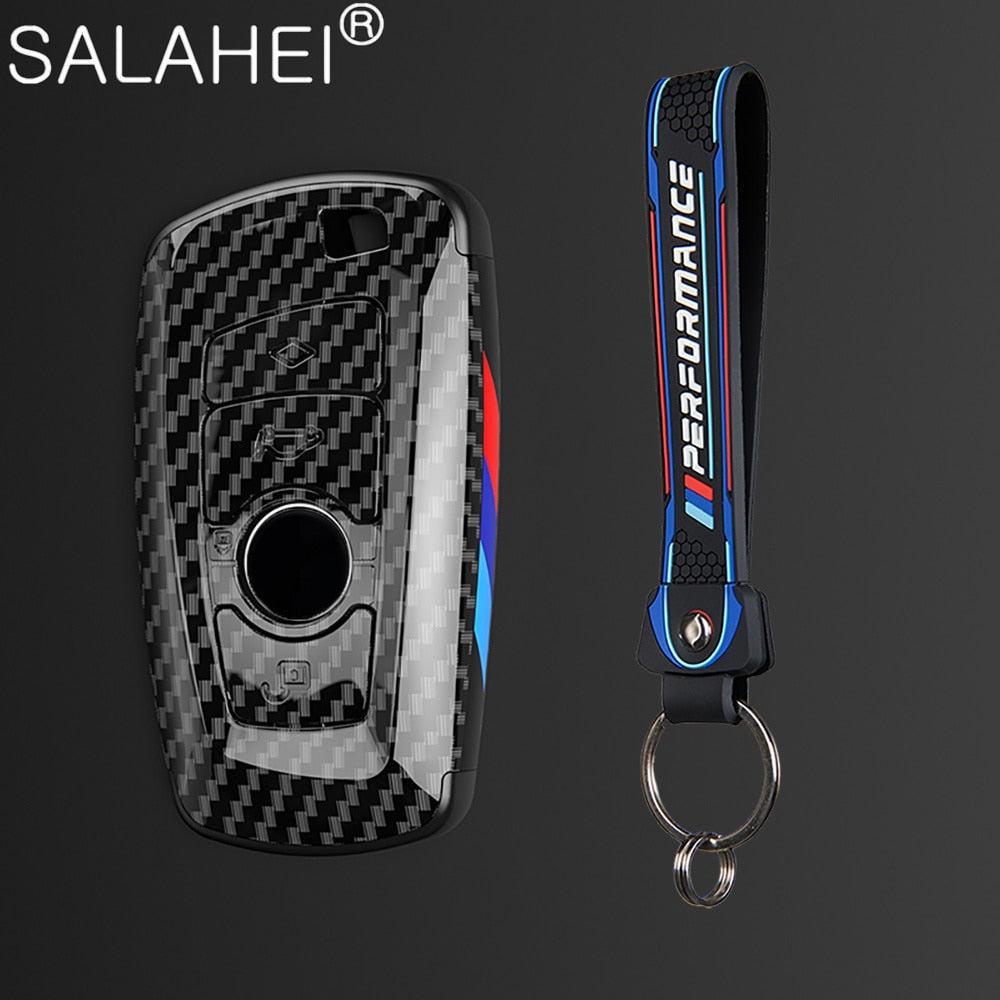 Carbon Fibre Car Key Cover Case Shell For BMW F30 F20 F10 F18 F22 F01 X3 X4 F06 F02 M3 M5 Car Keychain Auto Styling Accessories - YYC Car Accessories