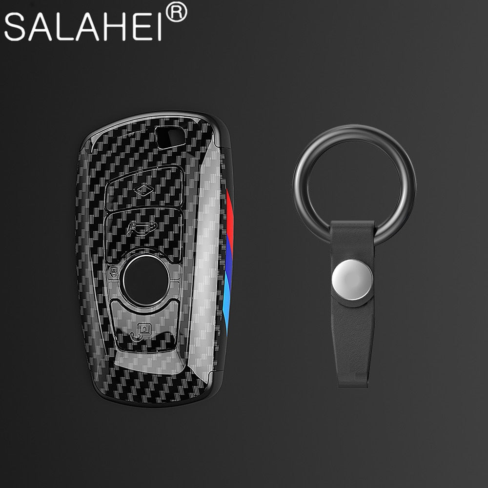 Carbon Fibre Car Key Cover Case Shell For BMW F30 F20 F10 F18 F22 F01 X3 X4 F06 F02 M3 M5 Car Keychain Auto Styling Accessories - YYC Car Accessories