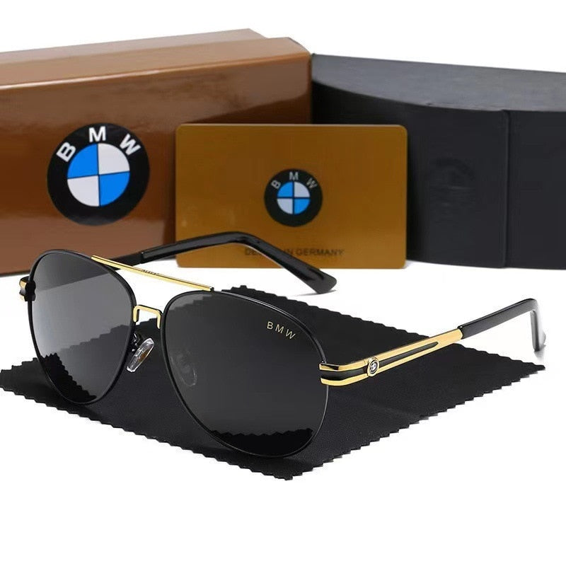 Men and Women Polarized Sunglasses Colored Reflective Glasses Driving Sunglasses For BMW Logo Fishing Classic Sports Glasses - YYC Car Accessories