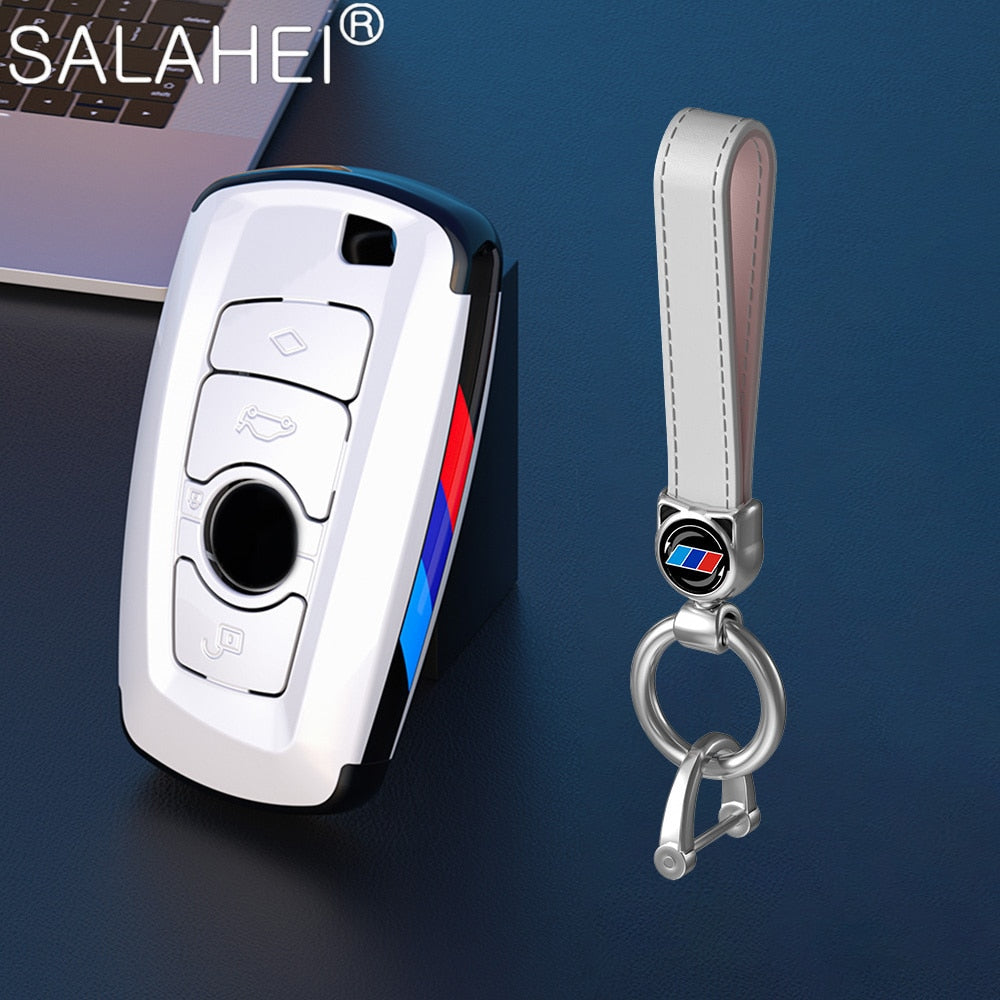 Carbon Fibre Car Key Cover Case Shell For BMW F30 F20 F10 F18 F22 F01 X3 X4 F06 F02 M3 M5 Car Keychain Auto Styling Accessories - YYC Car Accessories