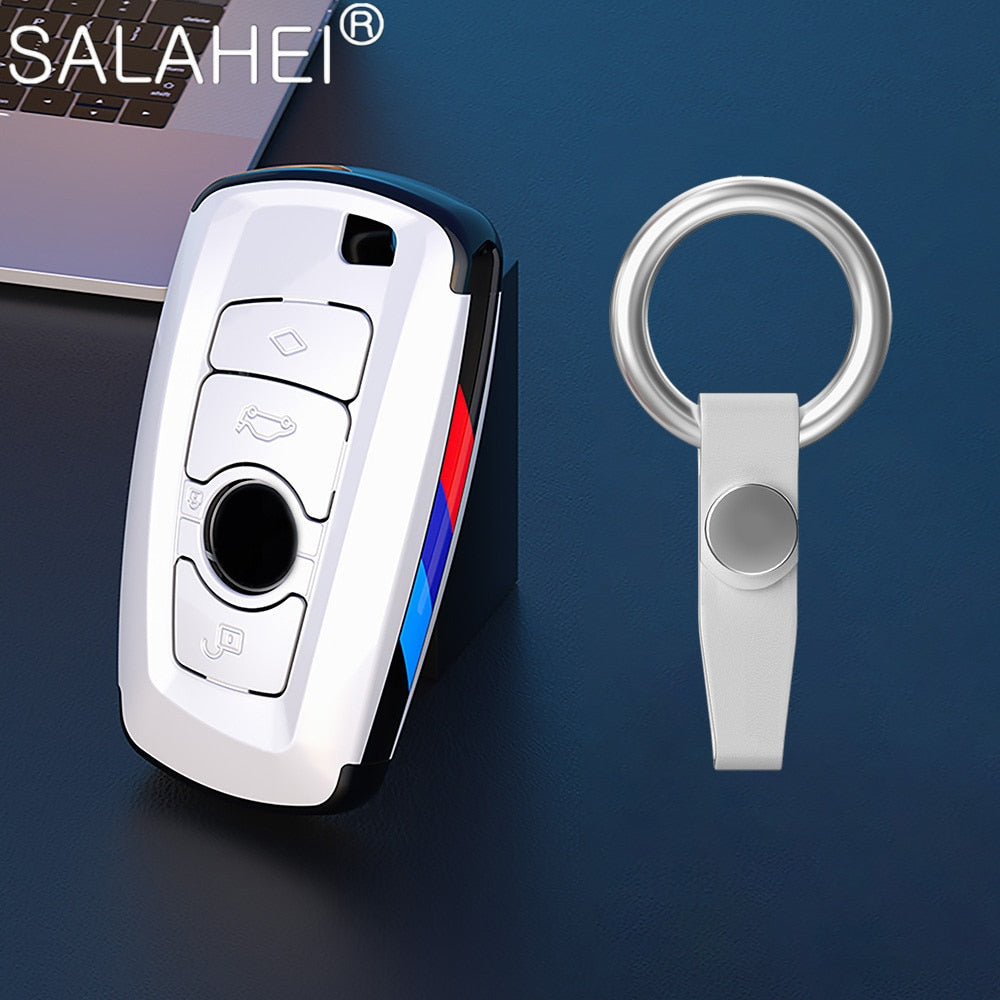 Carbon Fibre Car Key Cover Case Shell For BMW F30 F20 F10 F18 F22 F01 X3 X4 F06 F02 M3 M5 Car Keychain Auto Styling Accessories - YYC Car Accessories