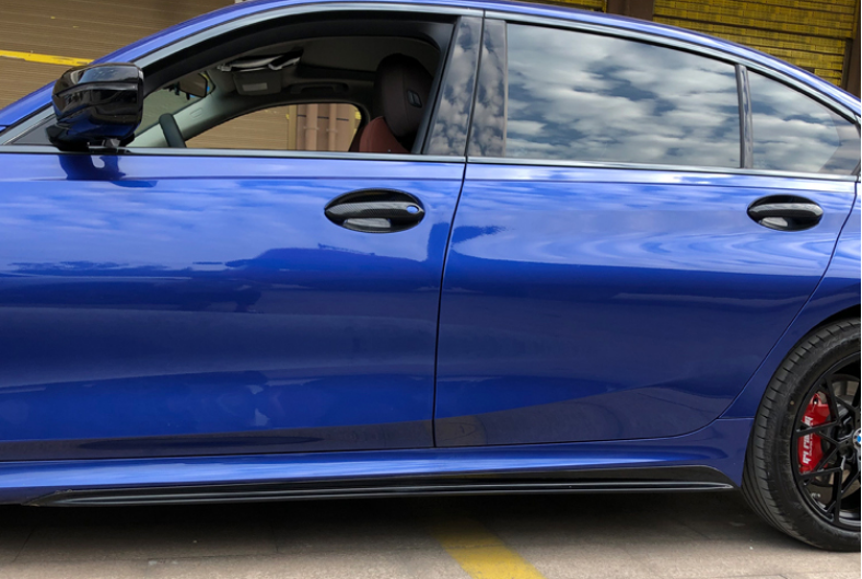 For Bmw 3 Series G20 M Sport (2019-2022) Compatible M Performance Side Skirt Set - YYC Car Accessories