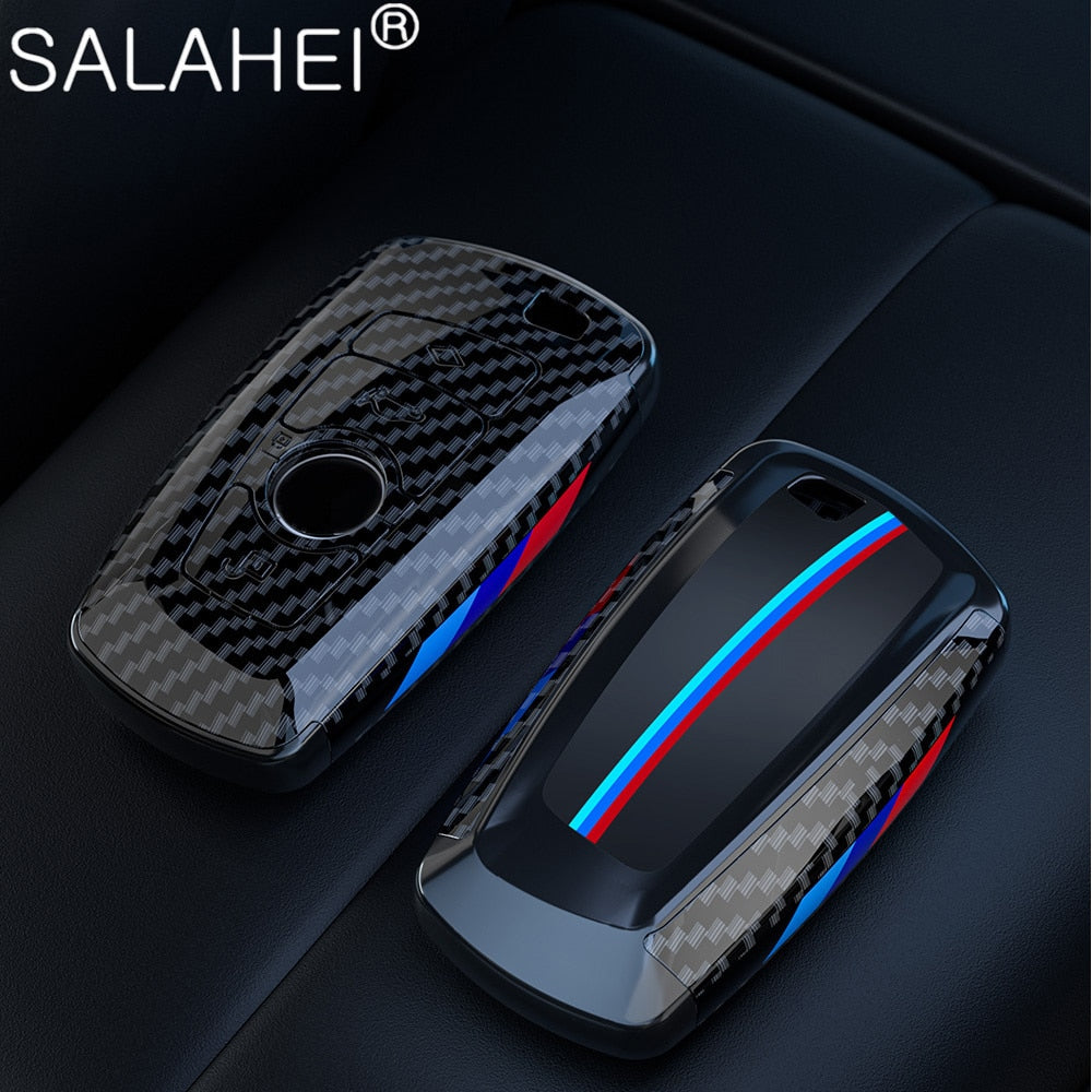 Carbon Fibre Car Key Cover Case Shell For BMW F30 F20 F10 F18 F22 F01 X3 X4 F06 F02 M3 M5 Car Keychain Auto Styling Accessories - YYC Car Accessories