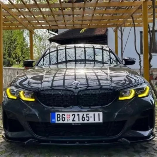 BMW 3 series CSL Yellow G20 G21 Laser DRL RGB multicolor LED boards daytime running lights Red RGBW Module bulbs - YYC Car Accessories