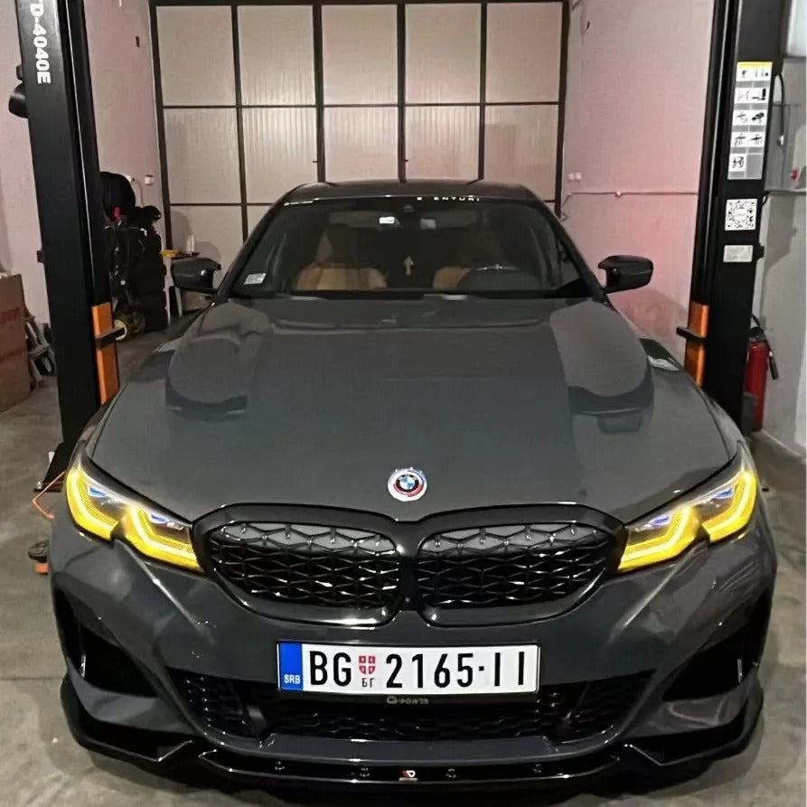 BMW 3 series CSL Yellow G20 G21 Laser DRL RGB multicolor LED boards daytime running lights Red RGBW Module bulbs - YYC Car Accessories
