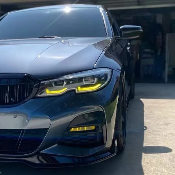 BMW 3 series CSL Yellow G20 G21 Laser DRL RGB multicolor LED boards daytime running lights Red RGBW Module bulbs - YYC Car Accessories