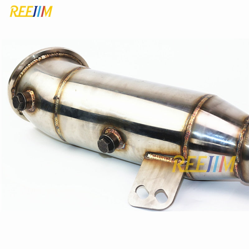 4.5" Turbo Catless Downpipe For bmw b58 m240i 340i 440i 540i 740i f&g series - YYC Car Accessories