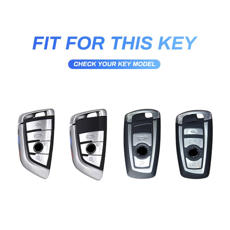 ABS Carbon Fiber Style Car Key Case Cover Shell Fob For BMW X3 X5 X6 F30 F34 F10 F20 G20 G30 G01 G02 G05 F15 F16 1 3 5 7 Series - YYC Car Accessories