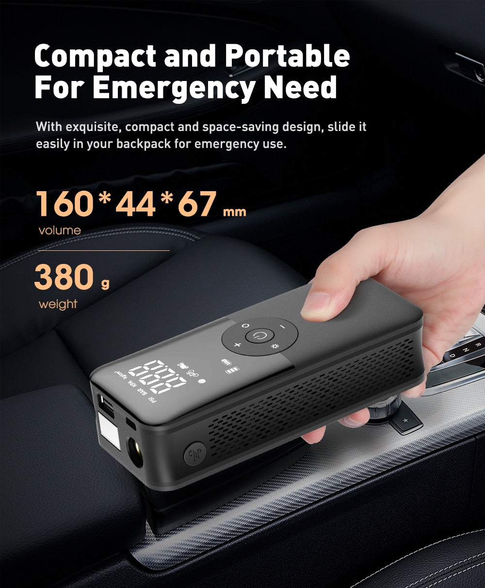 Air Compressor 12v Air Pump For Car Portable Tire Inflator Electric Motorcycle Pump Air Compressor For Car Motorcycles Bicycles - YYC Car Accessories