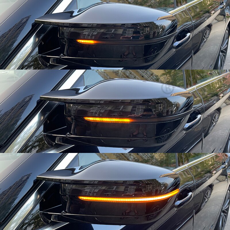 2Pcs LED Dynamic Turn Signal Light Rearview Mirror Indicator Yellow For BMW G38 G12 G20 G30 G31 G32 G14 G15 G16 G11 G12 M5 F90 - YYC Car Accessories