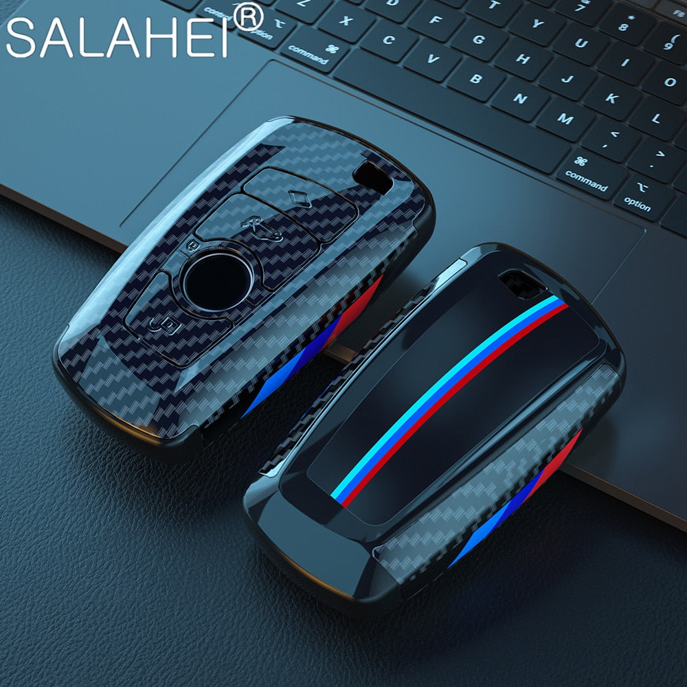 Carbon Fibre Car Key Cover Case Shell For BMW F30 F20 F10 F18 F22 F01 X3 X4 F06 F02 M3 M5 Car Keychain Auto Styling Accessories - YYC Car Accessories