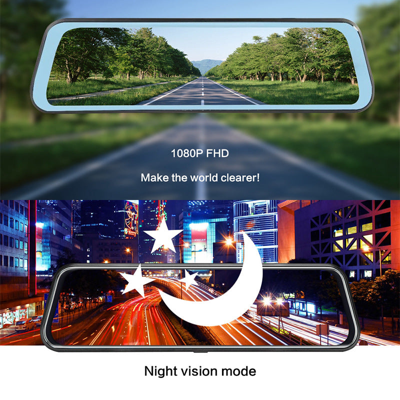 Front and Rear Dual Recording Rear View Mirror Dash Cam Car Accessories - YYC Car Accessories