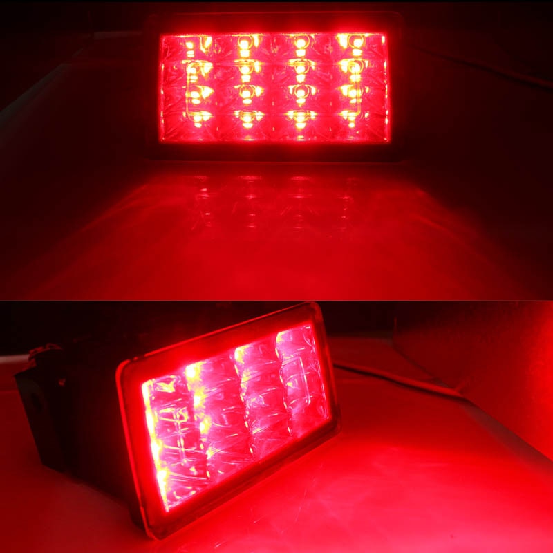 iJDM F1 Style strobe LED Rear Fog Light Kit For 2011-up Subaru WRX STi Impreza XV LED Rear Fog, Tail/Brake 12V Red - YYC Car Accessories 