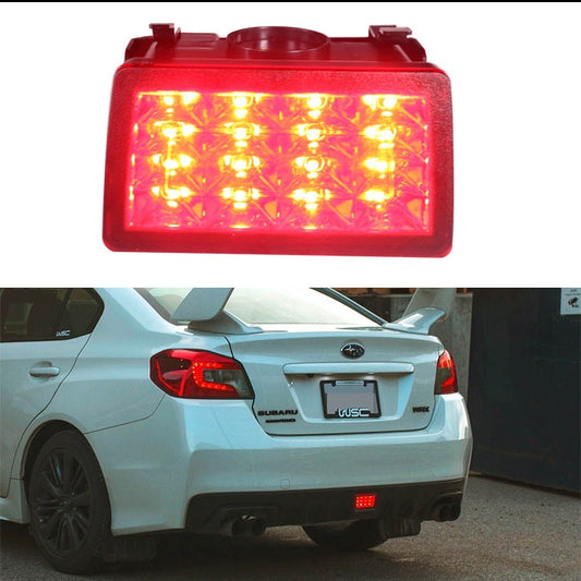 iJDM F1 Style strobe LED Rear Fog Light Kit For 2011-up Subaru WRX STi Impreza XV LED Rear Fog, Tail/Brake 12V Red - YYC Car Accessories 