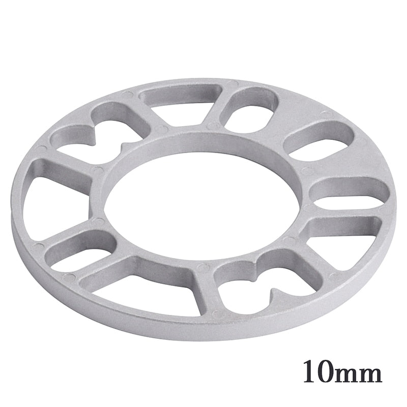 1PC Aluminum Universal Car Wheel Spacer Shims Plate 3mm 5mm 8mm 10mm Fit 4x100 4x114.3 5x100 5x108 5x114.3 5x120 - YYC Car Accessories 