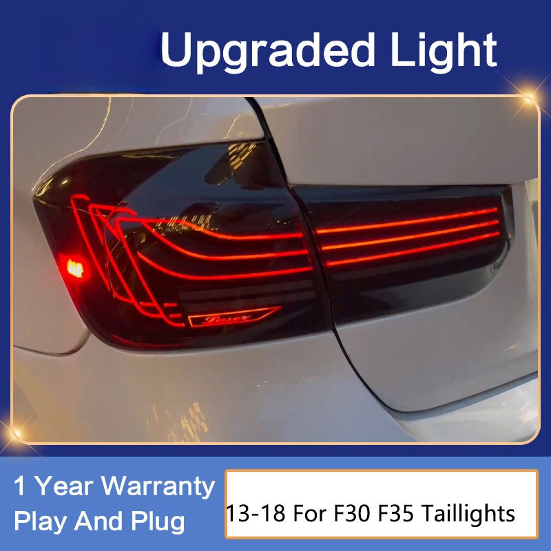 LED Tail Light For BMW M3 F35 F30 F80 316i 318i 320i 330i Upgraded M4 CSL Upgraded Taillights Animation Turning Signal - YYC Car Accessories 