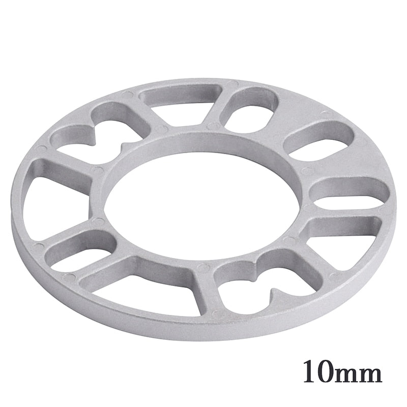 1PC Aluminum Universal Car Wheel Spacer Shims Plate 3mm 5mm 8mm 10mm Fit 4x100 4x114.3 5x100 5x108 5x114.3 5x120 - YYC Car Accessories 