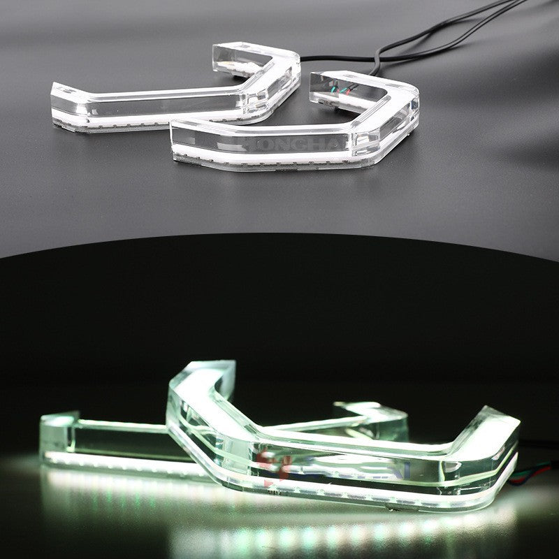 Suitable For BMW Bmw335i F30 F32 M3 M4 F82 F80 M5 E90 Crystal Angel Eye Rgb Bluetooth - YYC Car Accessories 