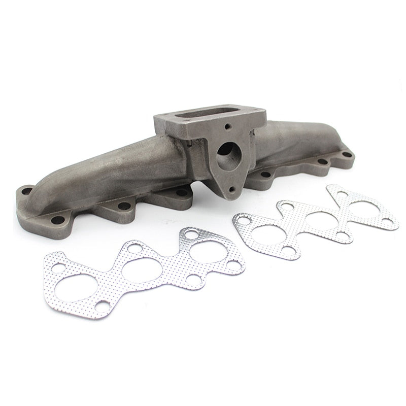 Cast Exhaust Manifold For 1993-1998 Toyota Supra MK4 2JZGTE 2JZ-GTE 2JZ T4 Flange Cast Iron - YYC Car Accessories 