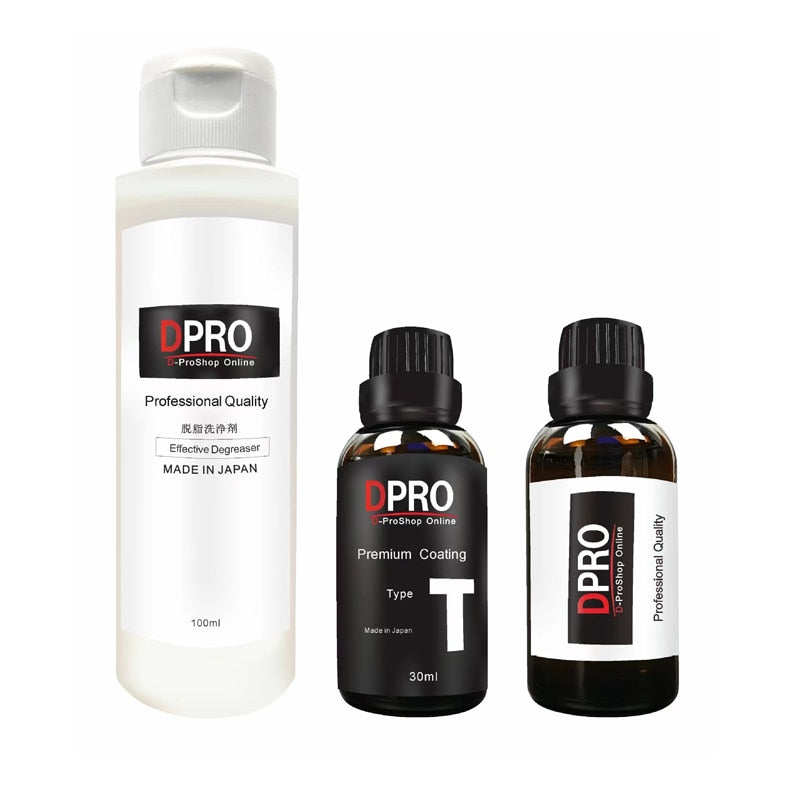 Dpro 9H Ceramic Car Coating T Set Liquid Glass Nano Coating Anti-Scratch Car Polish Liquid  For 2 Car Auto Detailing JP(Origin) - YYC Car Accessories 