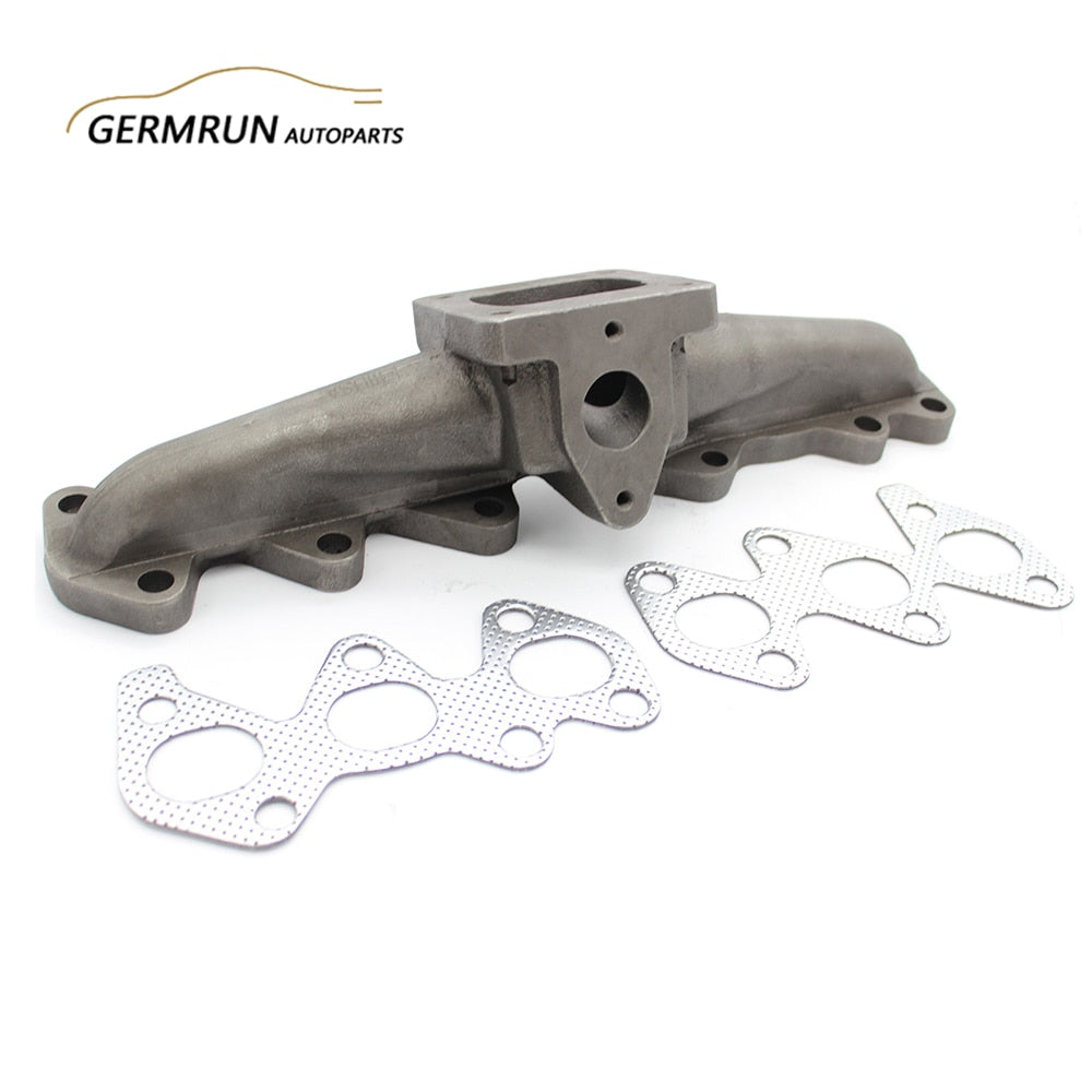 Cast Exhaust Manifold For 1993-1998 Toyota Supra MK4 2JZGTE 2JZ-GTE 2JZ T4 Flange Cast Iron - YYC Car Accessories 