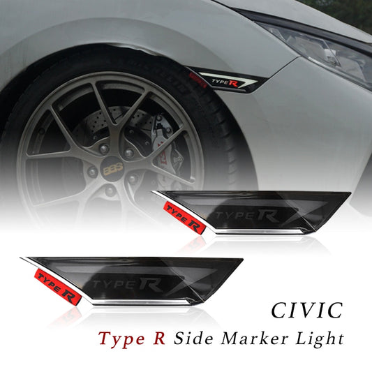 2 PCS LED Marker Side Lamp Daytime Running Light For Honda Civic 10th Gen 2016-2021 Hatchback Type R Si Turn Signal Light - YYC Car Accessories 