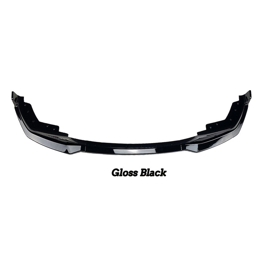 BMW G20 MP Style 3PCS Front Bumper Lip Splitter Spoiler Diffuser Guard Body Kit For BMW G20 M Pack 320i 330i M340i xDrive 2019-2022 Gloss Black - YYC Car Accessories 