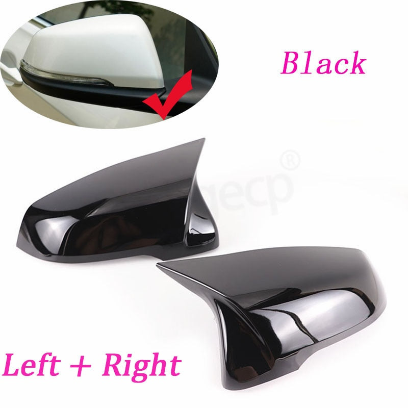 For Toyota GR Supra A90 2019 2020 2021 2022 ABS Carbon Fiber/Black side mirror caps - YYC Car Accessories 