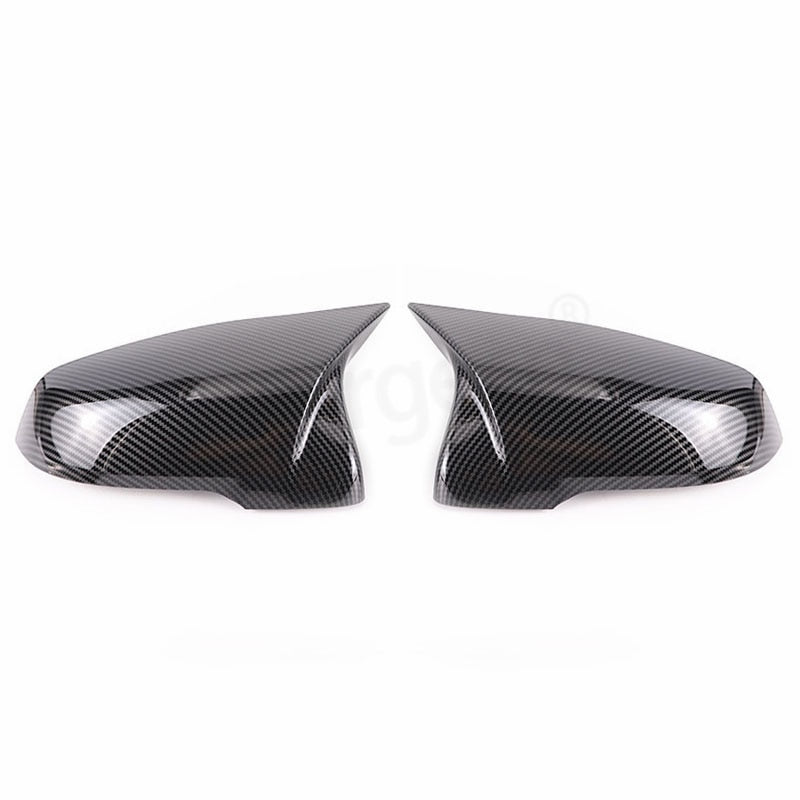 For Toyota GR Supra A90 2019 2020 2021 2022 ABS Carbon Fiber/Black side mirror caps - YYC Car Accessories 