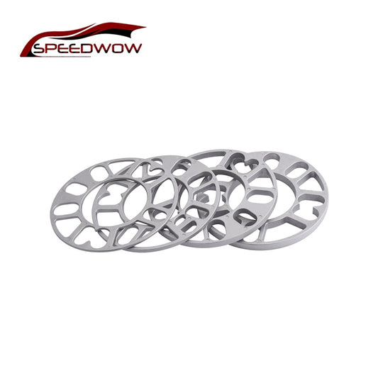 1PC Aluminum Universal Car Wheel Spacer Shims Plate 3mm 5mm 8mm 10mm Fit 4x100 4x114.3 5x100 5x108 5x114.3 5x120 - YYC Car Accessories 