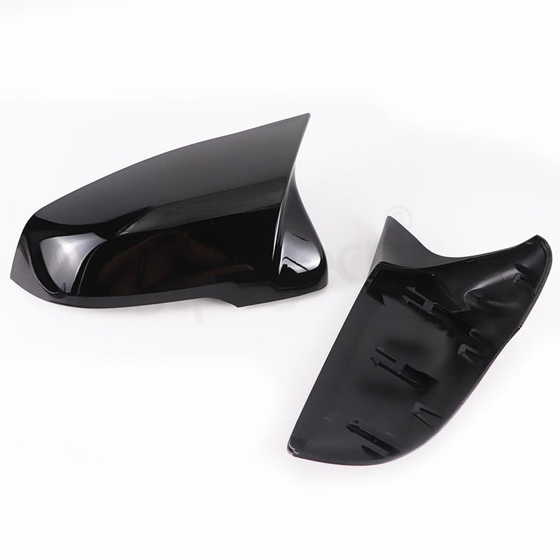 For Toyota GR Supra A90 2019 2020 2021 2022 ABS Carbon Fiber/Black side mirror caps - YYC Car Accessories 