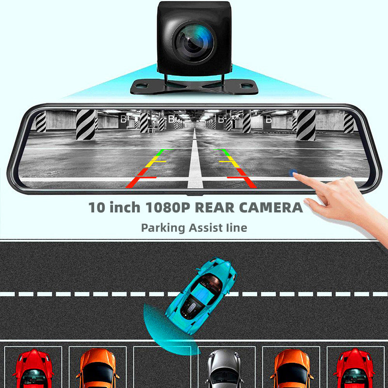 Front and Rear Dual Recording Rear View Mirror Dash Cam Car Accessories - YYC Car Accessories 